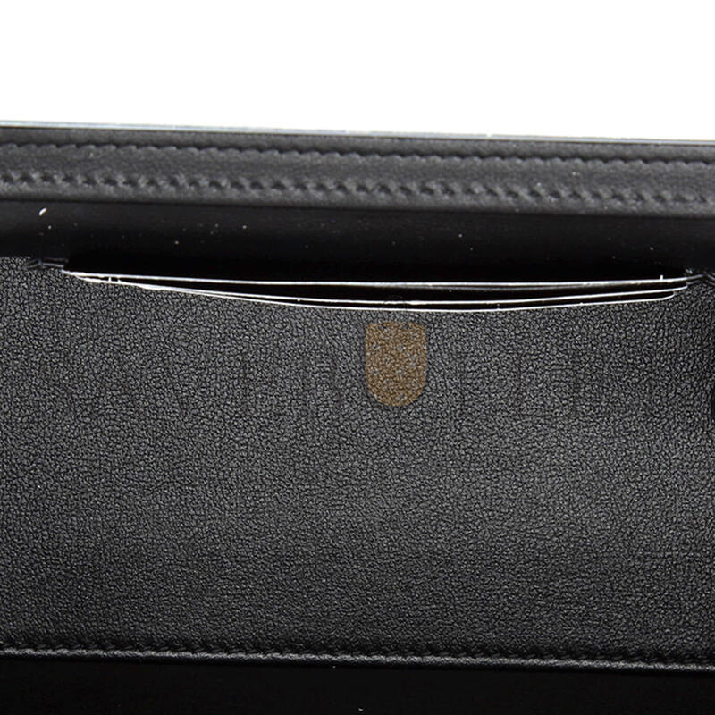 CHANEL QUILTED LAMBSKIN TOP HANDLE VANITY CASE WITH CHAIN (17*9.5*8cm)